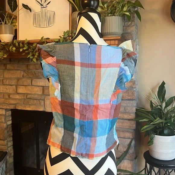 Anthropologie Maeve Drive-In‎ Plaid Tank - Picture 8 of 10